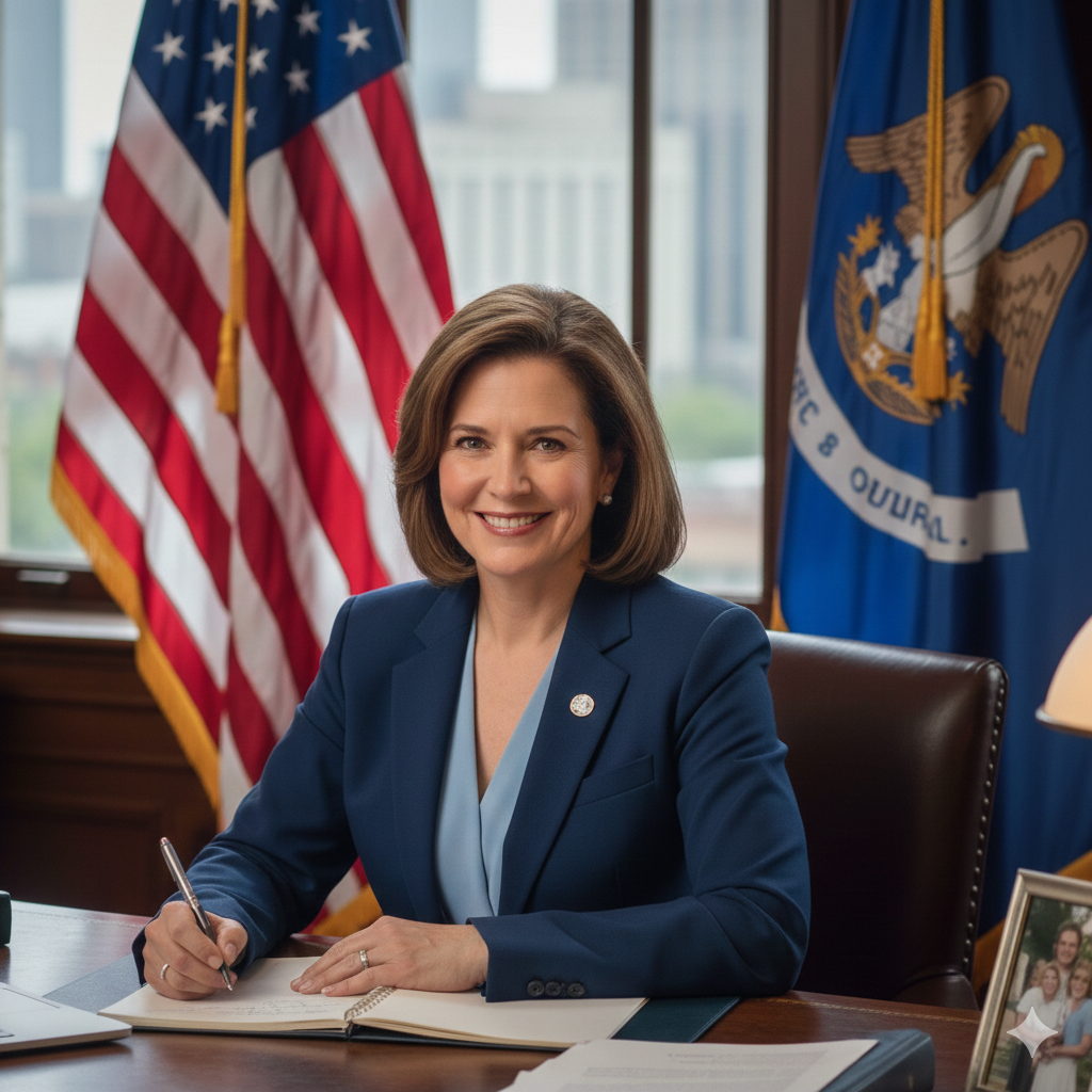 Photo of a stately, average Louisiana Parish Courthouse